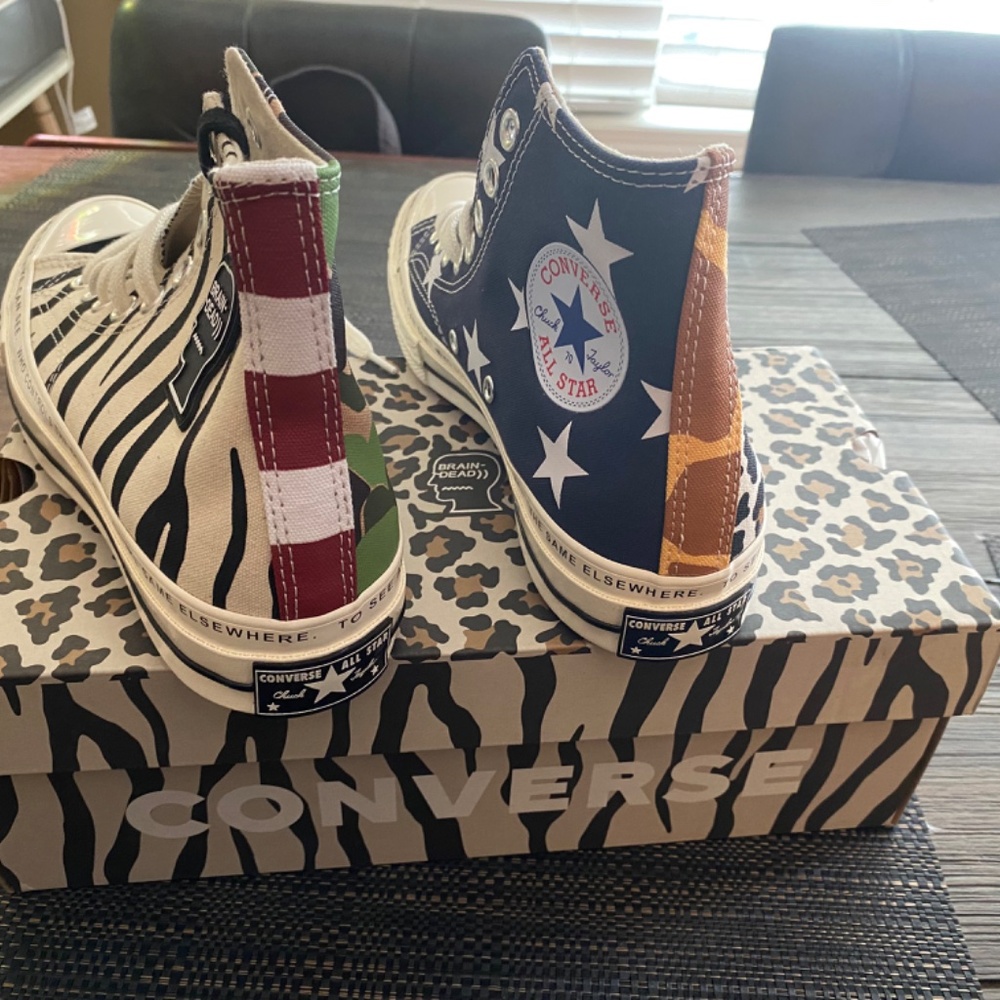 BRAINDEAD X Converse Chuck 70 High Top Sneakers  8.5 Women 6.5 Men - Picture 5 of 7